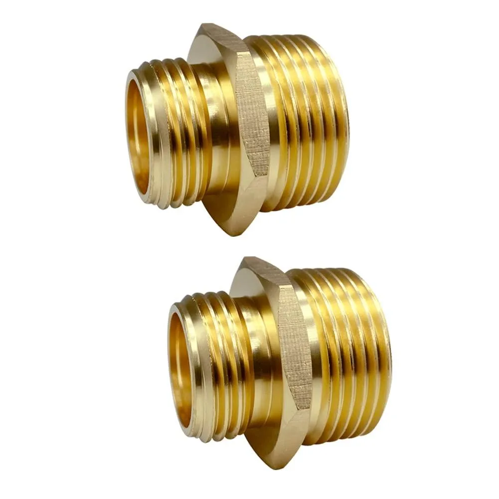 AUTO-VOX 3/4 GHT Male x 1 NPT Male Brass Adapter 12 Pack — product photo