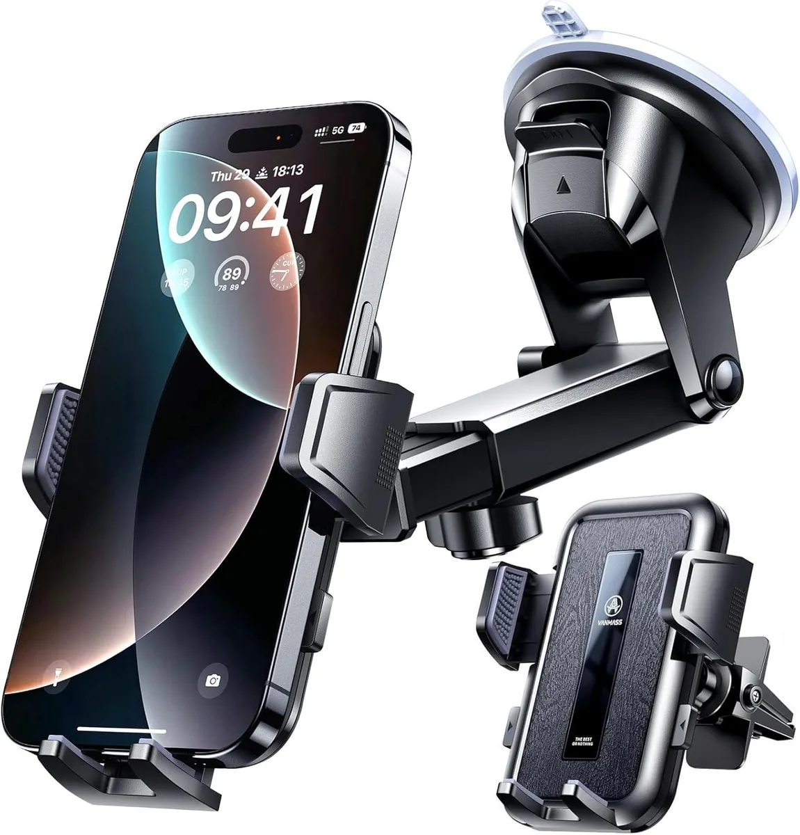 Keyence Keyence Car Phone Holder 2026 Military-Grade 90LBS Suction — product photo