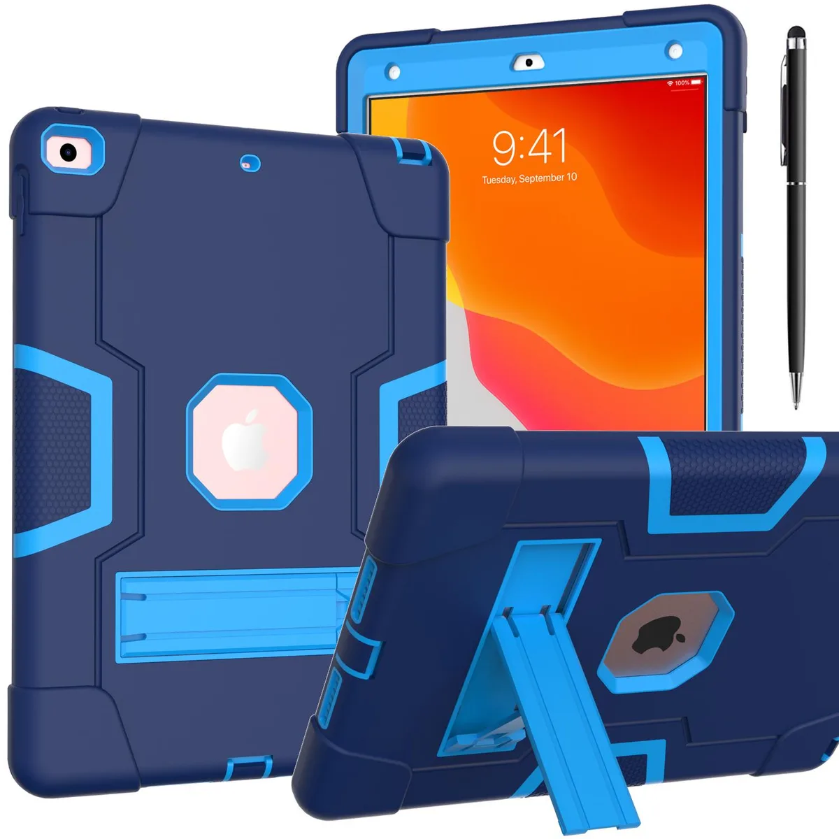 BONAEVER BONAEVER iPad 10.2 Case Kickstand Blue 2019 2020 2021 — product photo