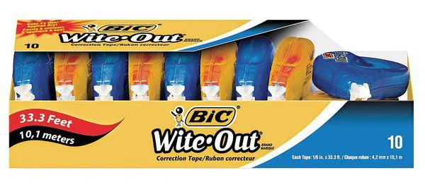 BIC BIC Wite-Out EZ Correct Correction Tape 10 pack — product photo