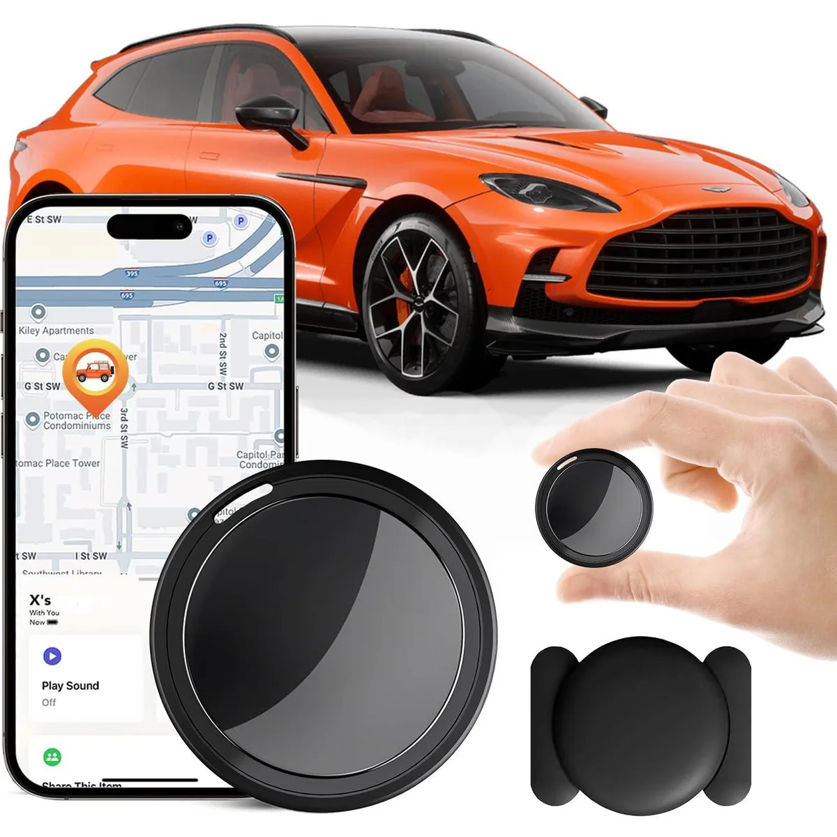 Garmin Mini GPS Tracker iOS Only 2026 Black 225 Wh — product photo