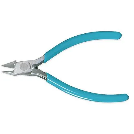 XCELITE MS545VN 4-inch flush-cut diagonal pliers with pointed nose and cushion grips