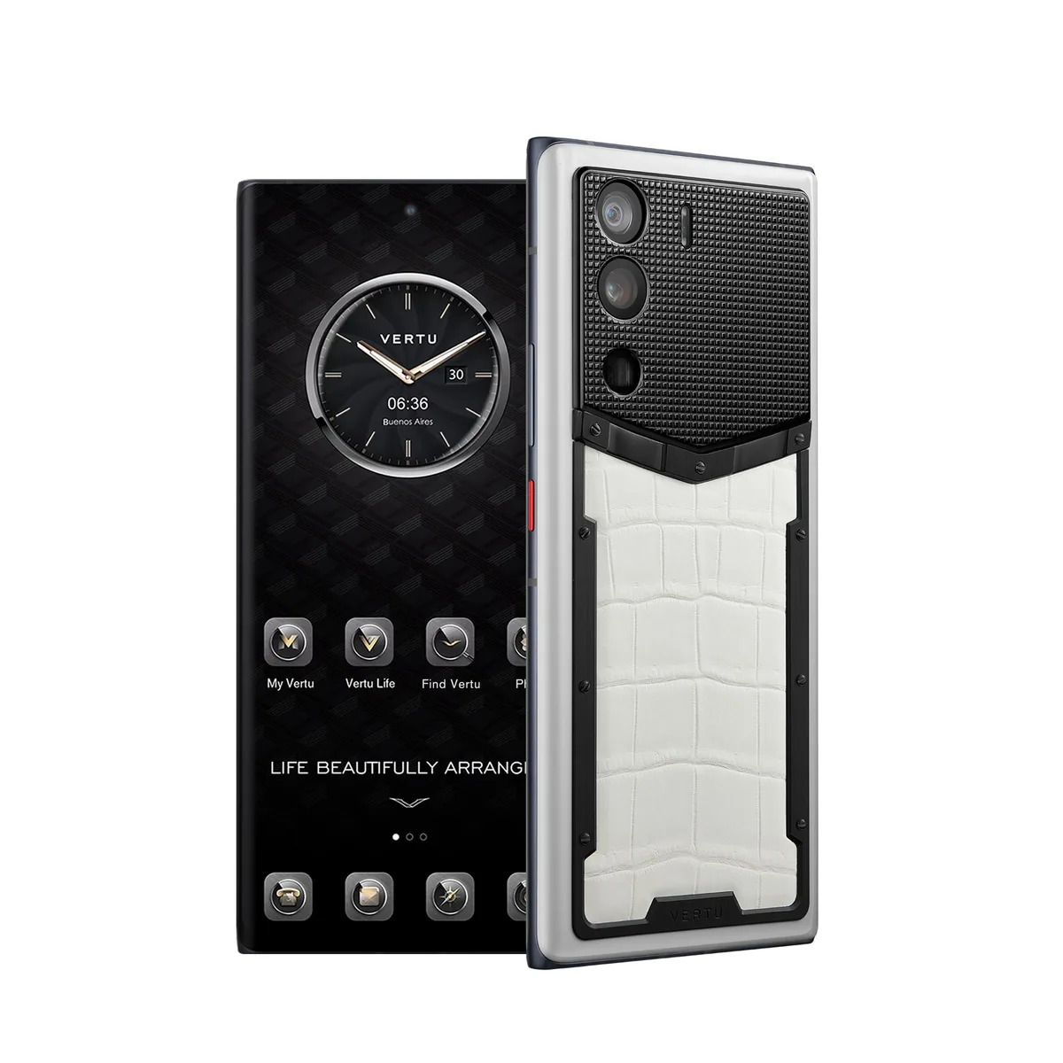 VERTU VERTU METAVERTU Alligator Leather Web3 5G Smartphone 18GB 1TB Creamy White — product photo