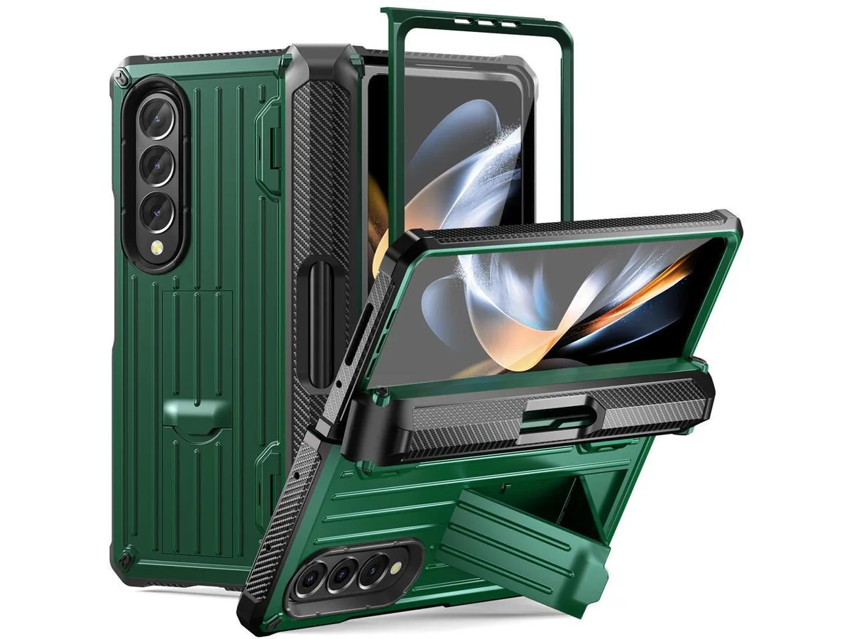 BONAEVER BONAEVER Case for Samsung Galaxy Z Fold 4 2022 5G Army Green — product photo