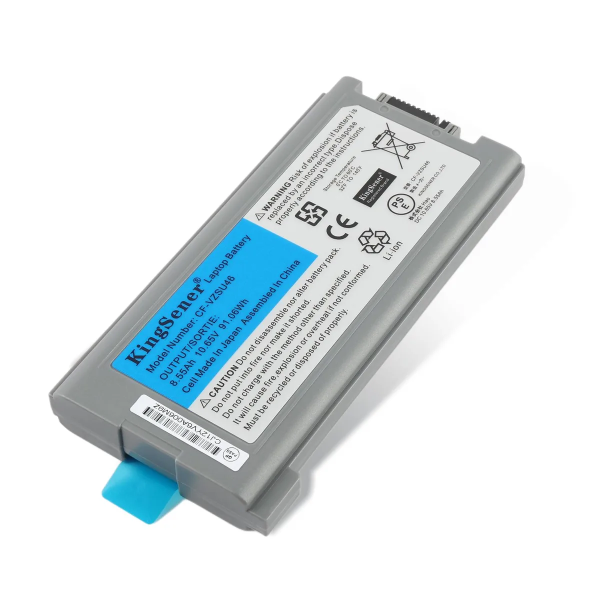 KingSener KingSener CF-VZSU46 10.65V 8550mAh 9-cell laptop battery — product photo