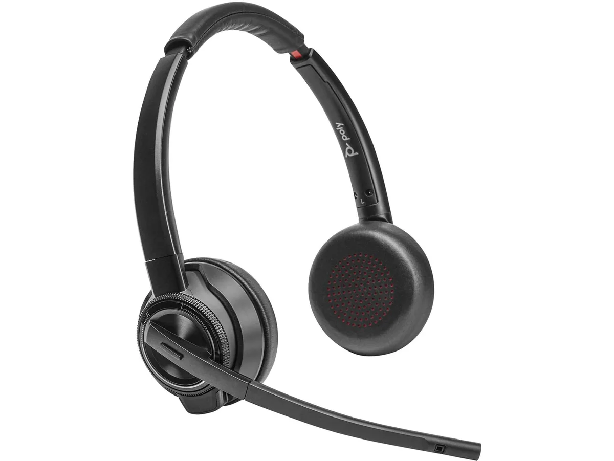 HP HP Poly Savi 8420 Office Stereo Microsoft Teams DECT 1920-1930 MHz Headset 8L7F5AA#ABA — product photo