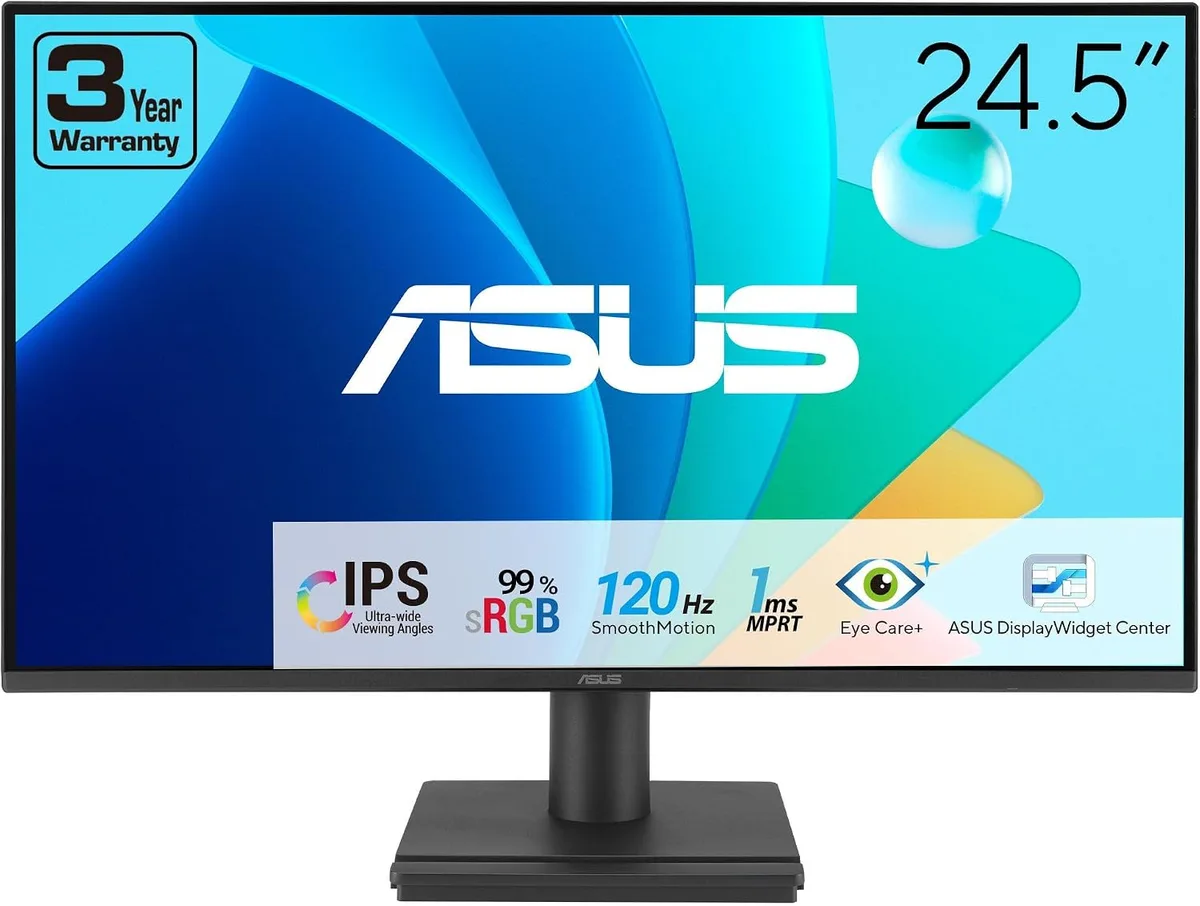 ASUS ASUS VA259HGA 90LM0AS1-B011B1 24.5" FHD 120Hz IPS monitor — product photo