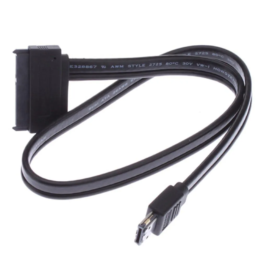 LORDWORLD LORDWORLD eSATAp to 22Pin SATA Cable 50cm 5V 12V 2.5 3.5in — product photo