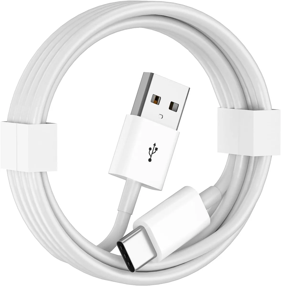 Hamzan Hamzan CarPlay USB-A to USB-C cable 3FT White — product photo