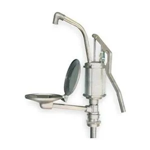 Aluminium hand pump with lever handle and spout