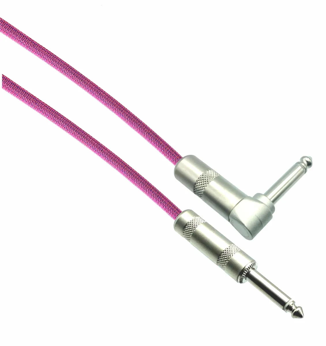 North American Herb & Spice North American Herb & Spice SUPER DUPER Designer Series Guitar Cable 1/4" Straight to Right Angle 24 awg OFC — product photo