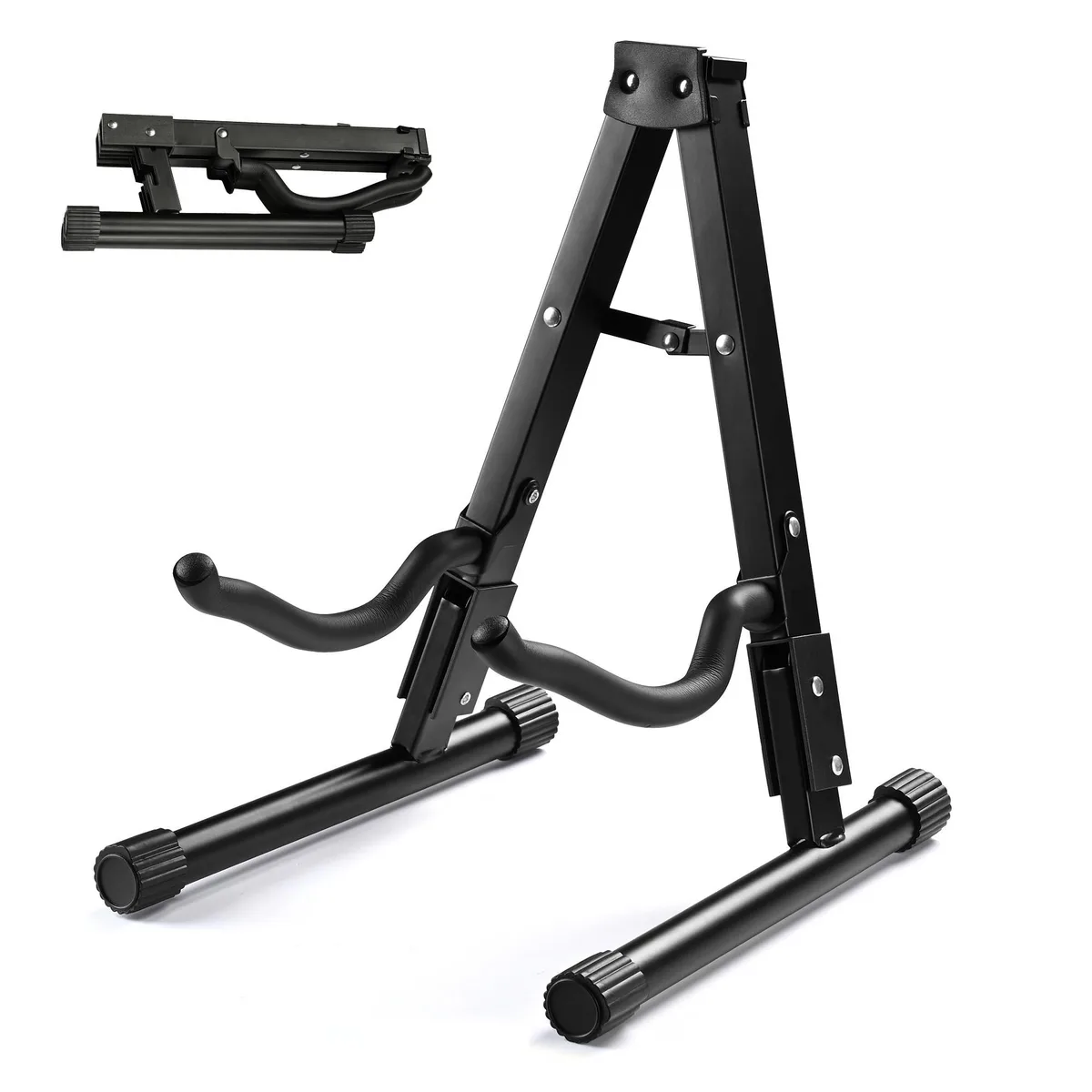 Yescom USA, Inc. Yescom USA, Inc. 28GFS002-40J-06 Folding Guitar Stand Black — product photo