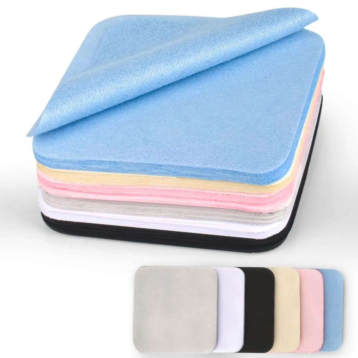  CONLI 60-Pack Microfiber Glass Care Cloths 3.15in — product photo
