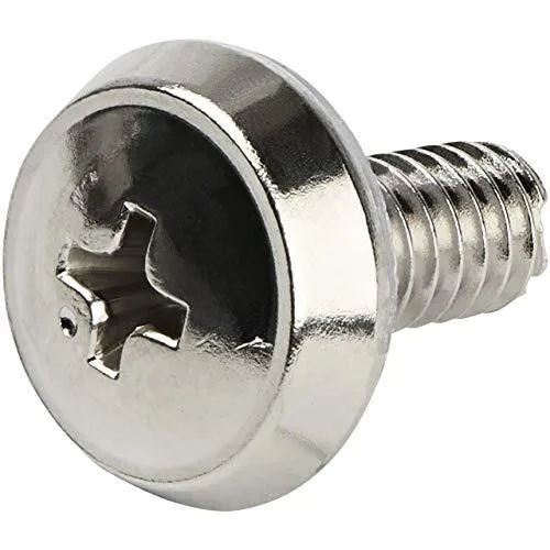 STARTECH STARTECH CABSCRWS1224 12-24 Server Rack Screws 50 pack Nickel-Plated server accessory — product photo