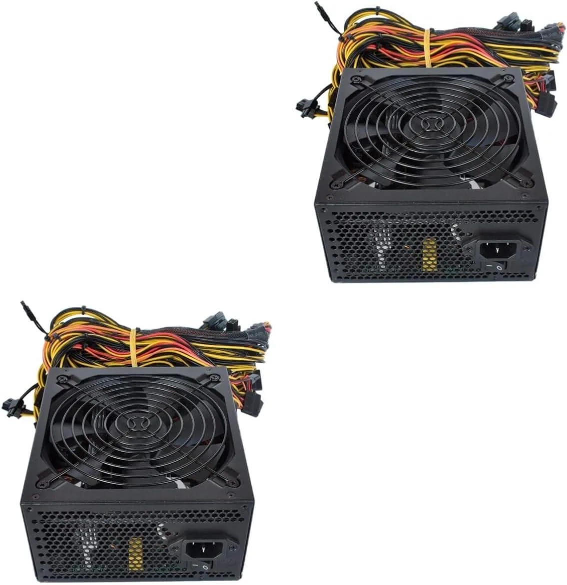 NShi NShi Desktop Server Chassis 2pcs 14cm Fan US Plug 16.5x15x8.5cm — product photo