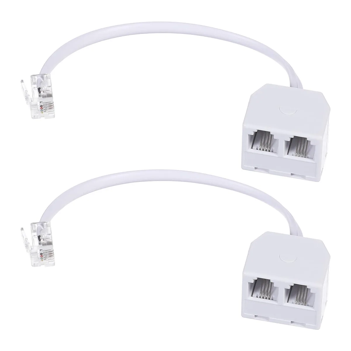 Vszerda Vszerda RJ11 Splitter 2 Pack White 16.5x2.65x2.1cm — product photo