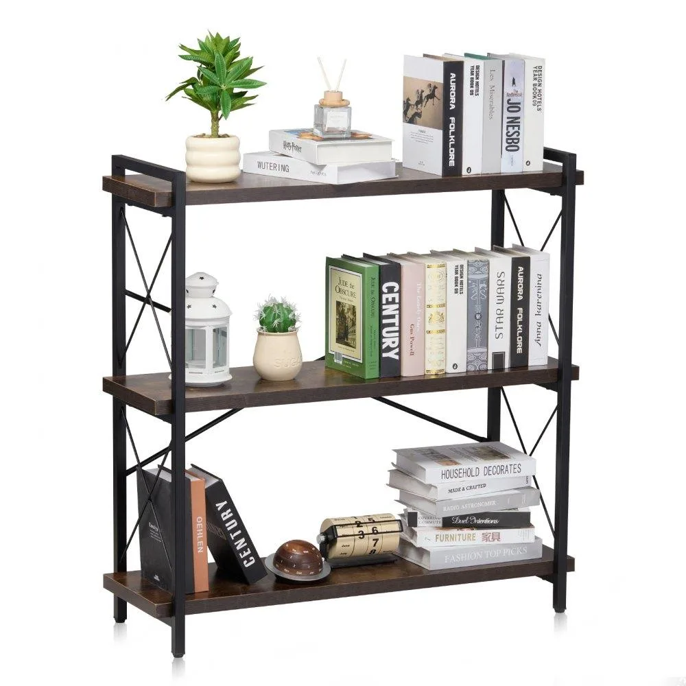 VEVOR VEVOR Metal Bookshelf 3-Tier 900x300x910mm — product photo
