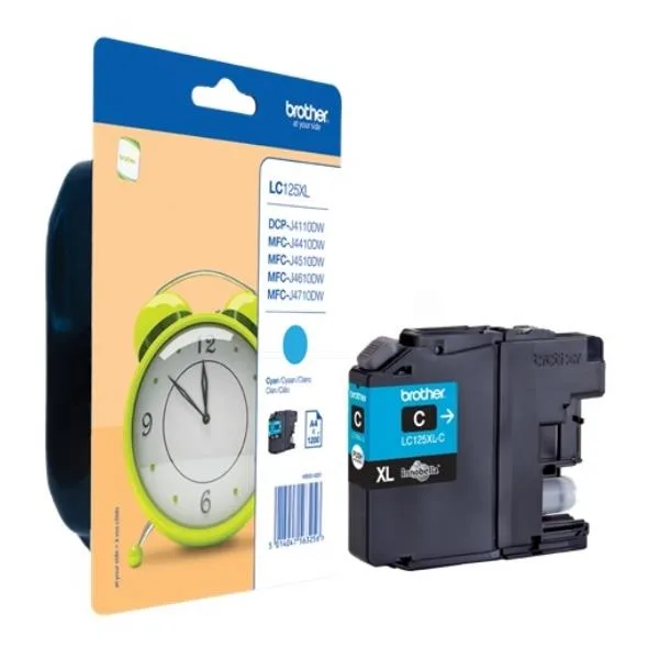 Brother Brother LC-125XLC Cyan Ink Cartridge 1.2K Pages 8ml — product photo