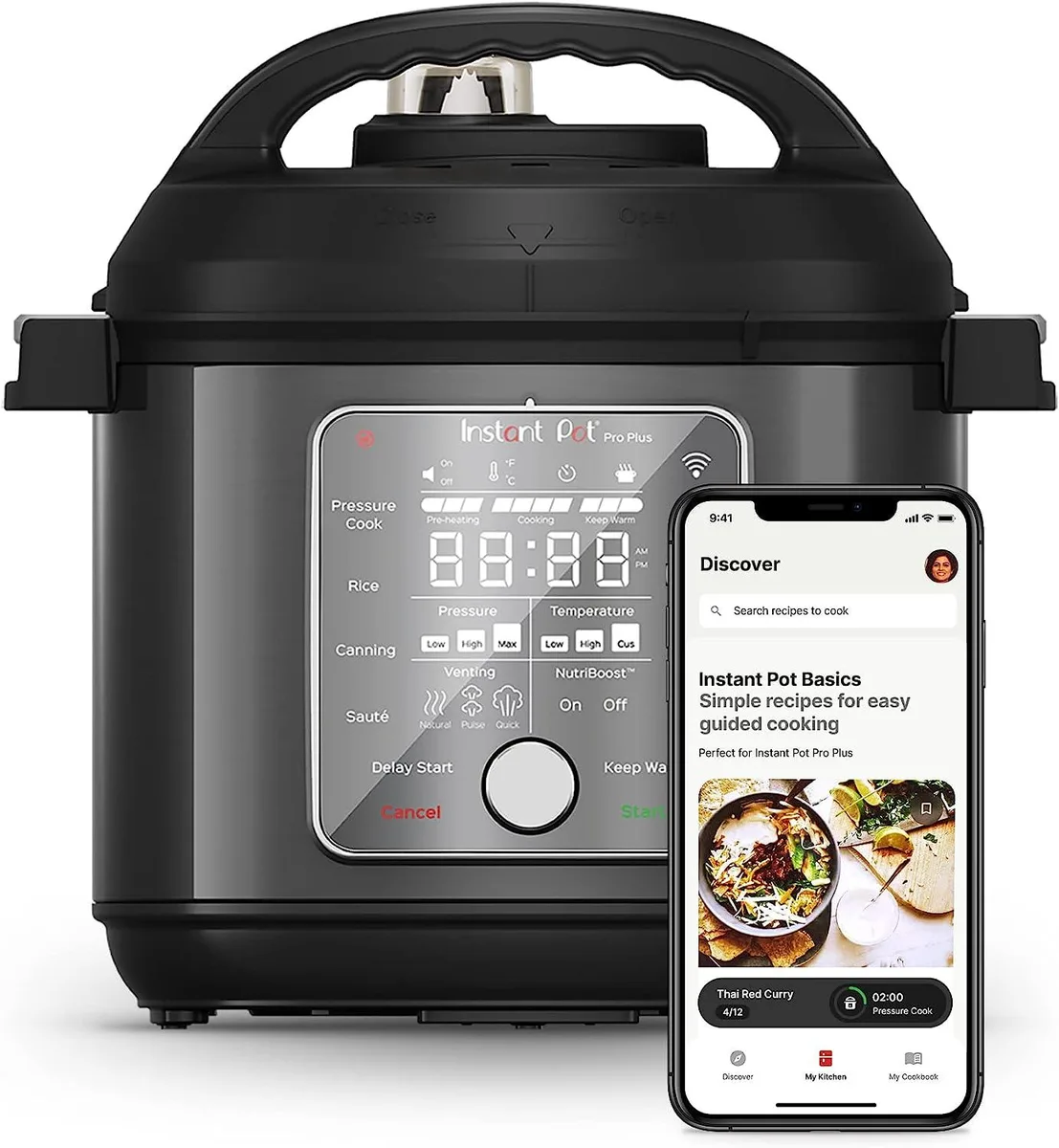 Instant Pot Instant Pot Pro Plus Wi-Fi Smart 10-in-1 6 Quart Pressure Cooker — product photo