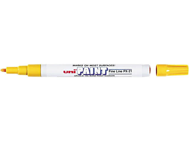 uni-ball uni-ball 63705 Fine Bullet Tip Yellow Marker — product photo