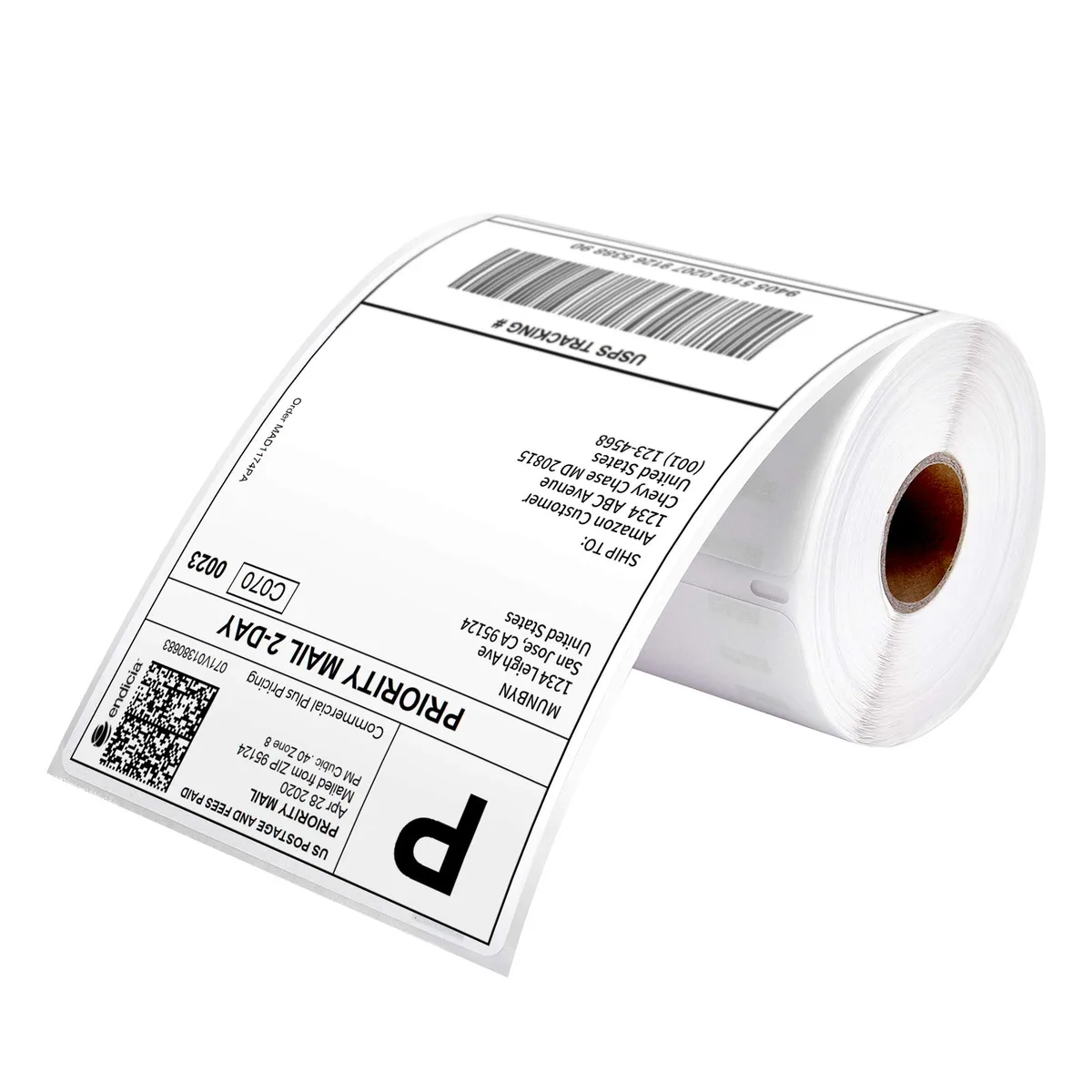  MUNBYN ITLP10155 4x6 inch thermal labels 220 per roll — product photo