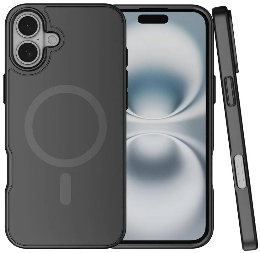 Nakedcellphone Nakedcellphone Stealth Case for iPhone 16 MagSafe Matte Black — product photo