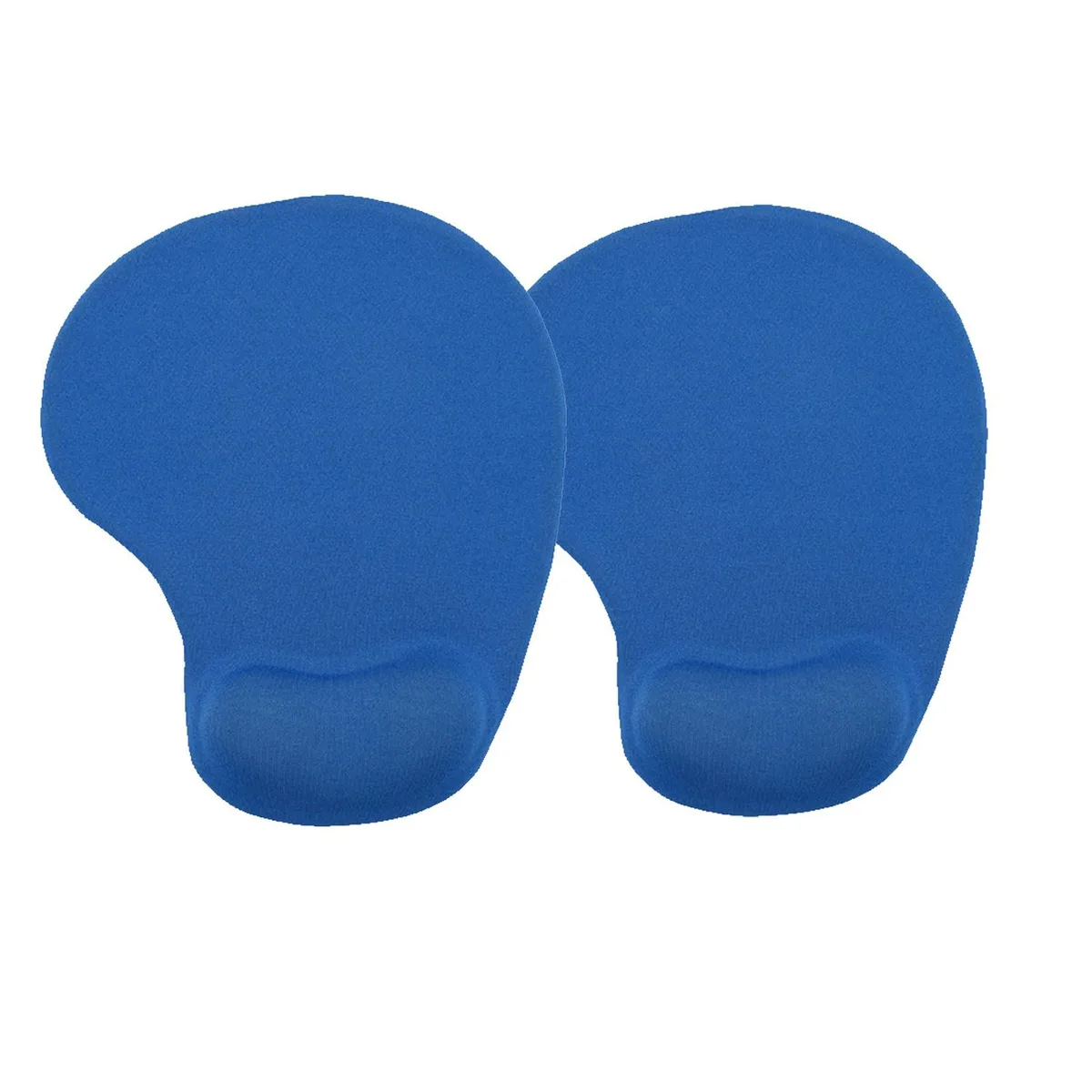OIRBYKDG 2 Pack Ergonomic Mouse Pads Gel Wrist Rest Royal Blue 9.0 in x 7.5 in — product photo