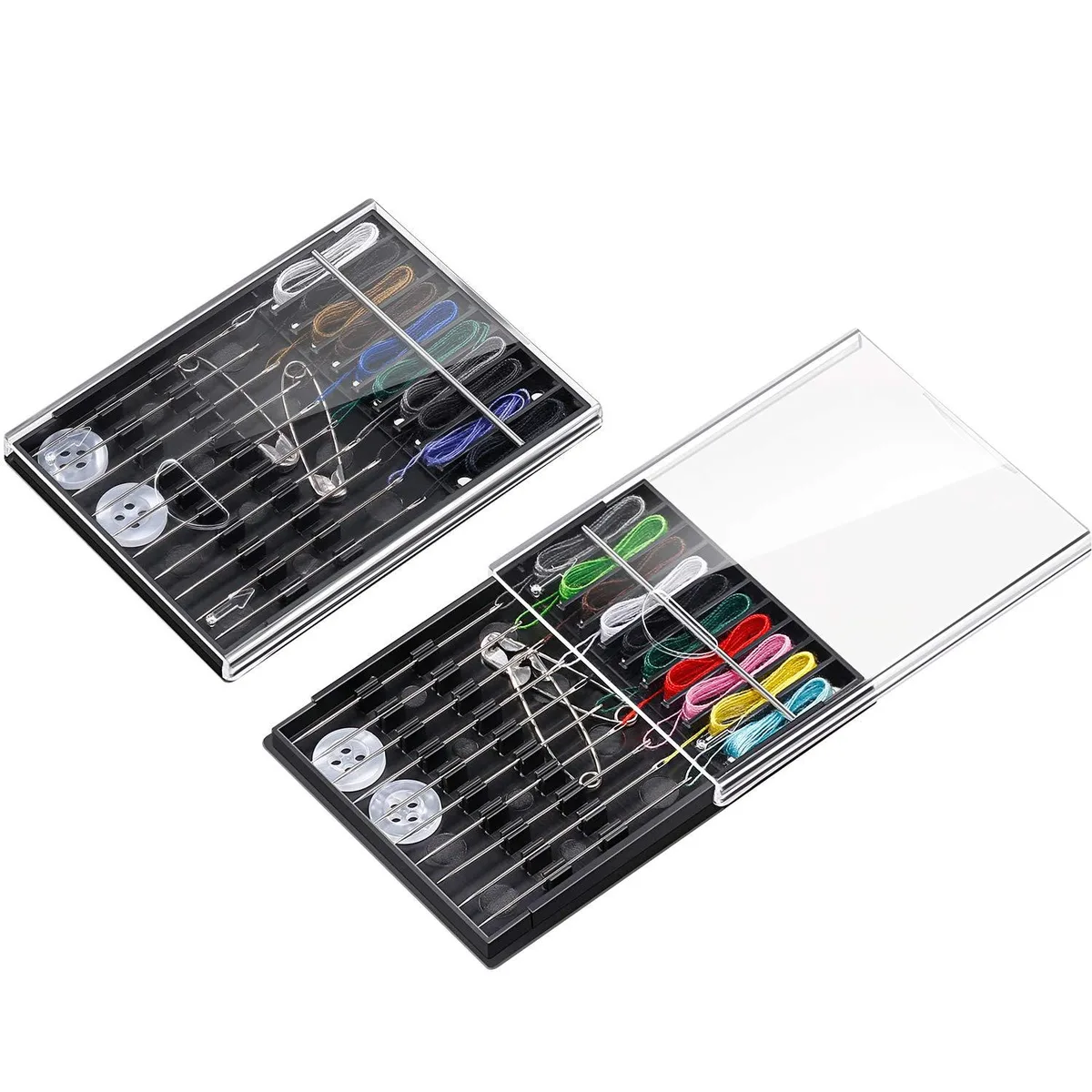 HESTYA Pre-Threaded Needle Kit 2 Boxes 20 Pcs Multi-Colour — product photo