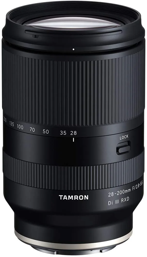Tamron Tamron 28-200mm f/2.8-5.6 Di III RXD Sony E camera lens — product photo