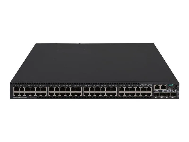 HPE HPE FlexNetwork 5140 HI 1-slot L3 Managed 48x 10/100/1000 4x 10G SFP+ side-to-back airflow network switch — product photo