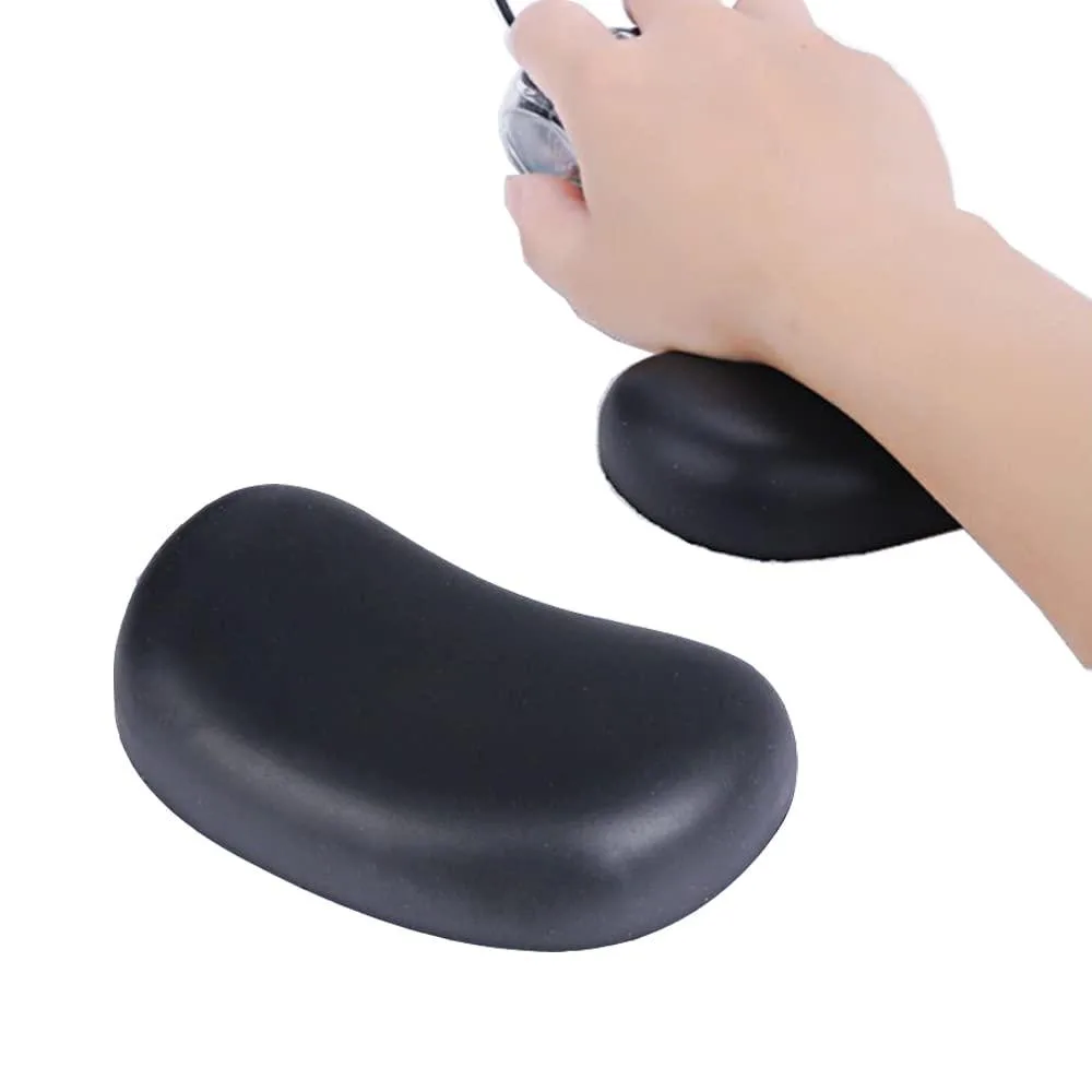 Keychron SG6 Memory Foam Wrist Rest 4.33 x 2.36 x 0.79 in Deep Black — product photo