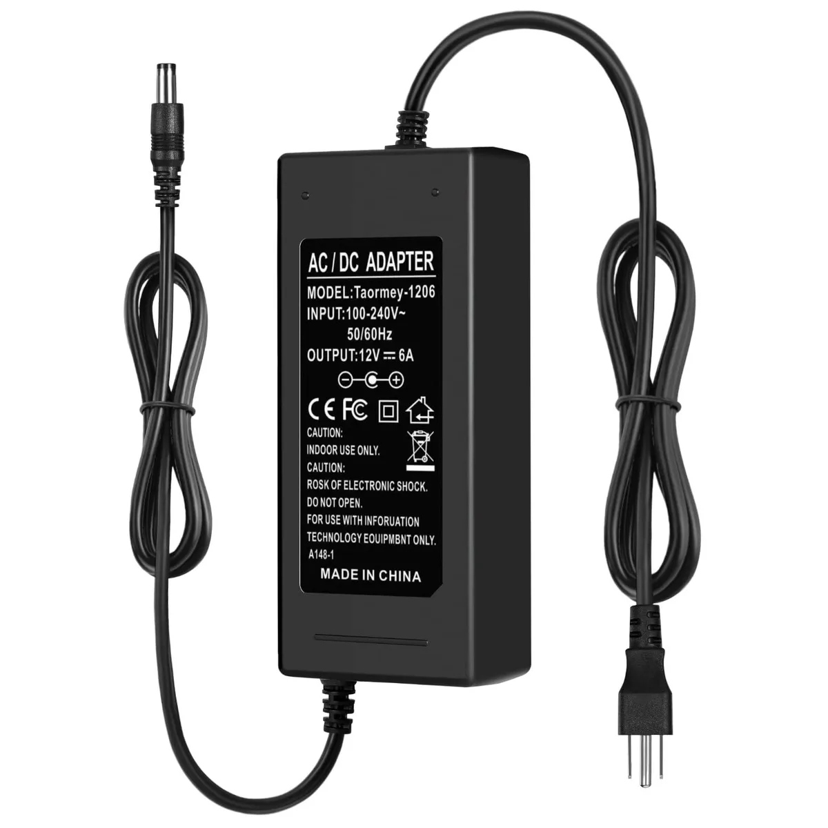  Dell Taormey-1206 12V 6A 72W Power Adapter 5.5x2.1mm — product photo