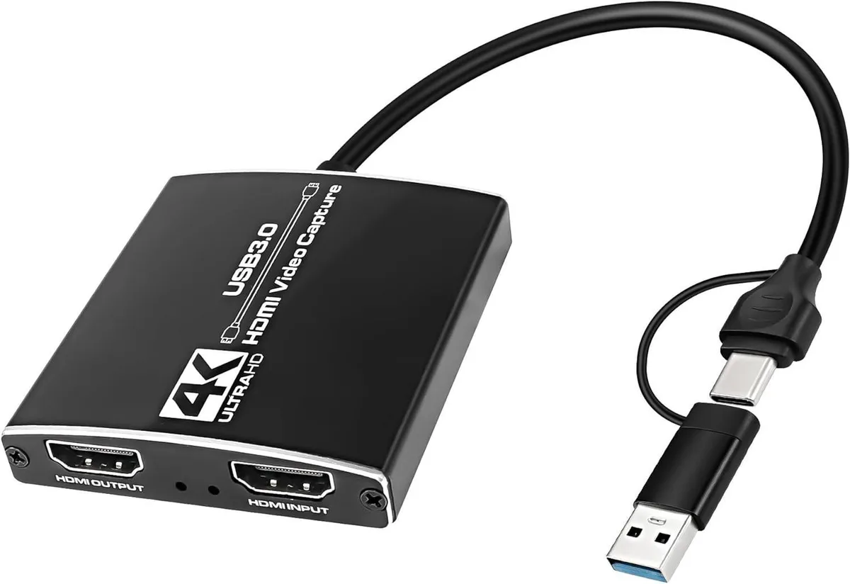 WRIARICH WRIARICH OZC3-3 USB 3.0 USB-C Video Capturing Device 4K30 1080P60 — product photo
