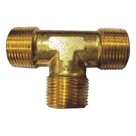 Value Brand Value Brand 1/2" MNPT Brass Tee Class 150 — product photo