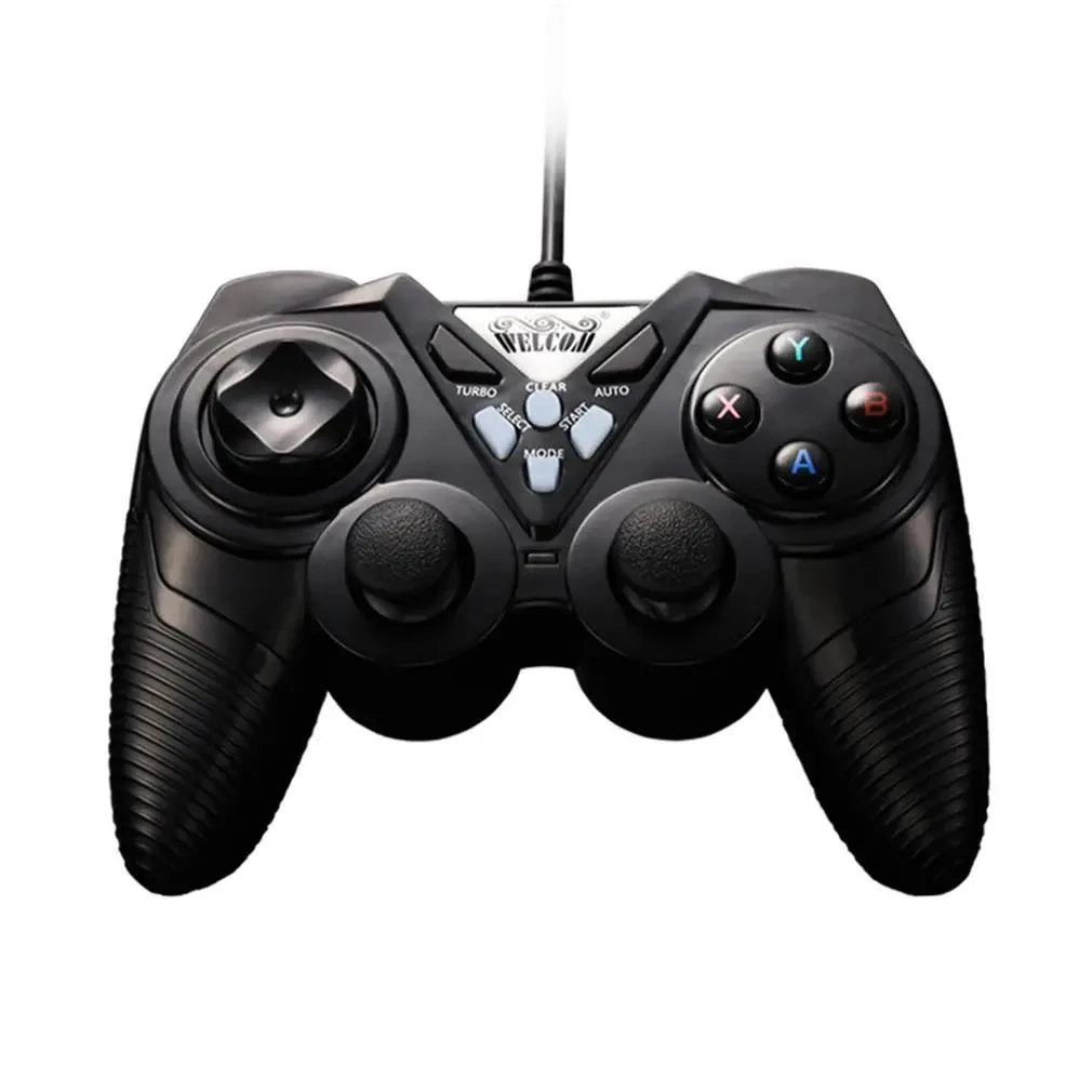 Hetai Tech Hetai Tech Wired Game Controller USB Vibration Double Play 65 ms 360° — product photo