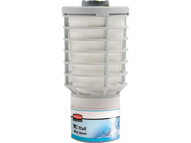 Rubbermaid Commercial Rubbermaid Commercial 402112CT Blue Splash TCell Refill 6000 ft3 1.6 fl oz 60 to 90 days 6 pack — product photo
