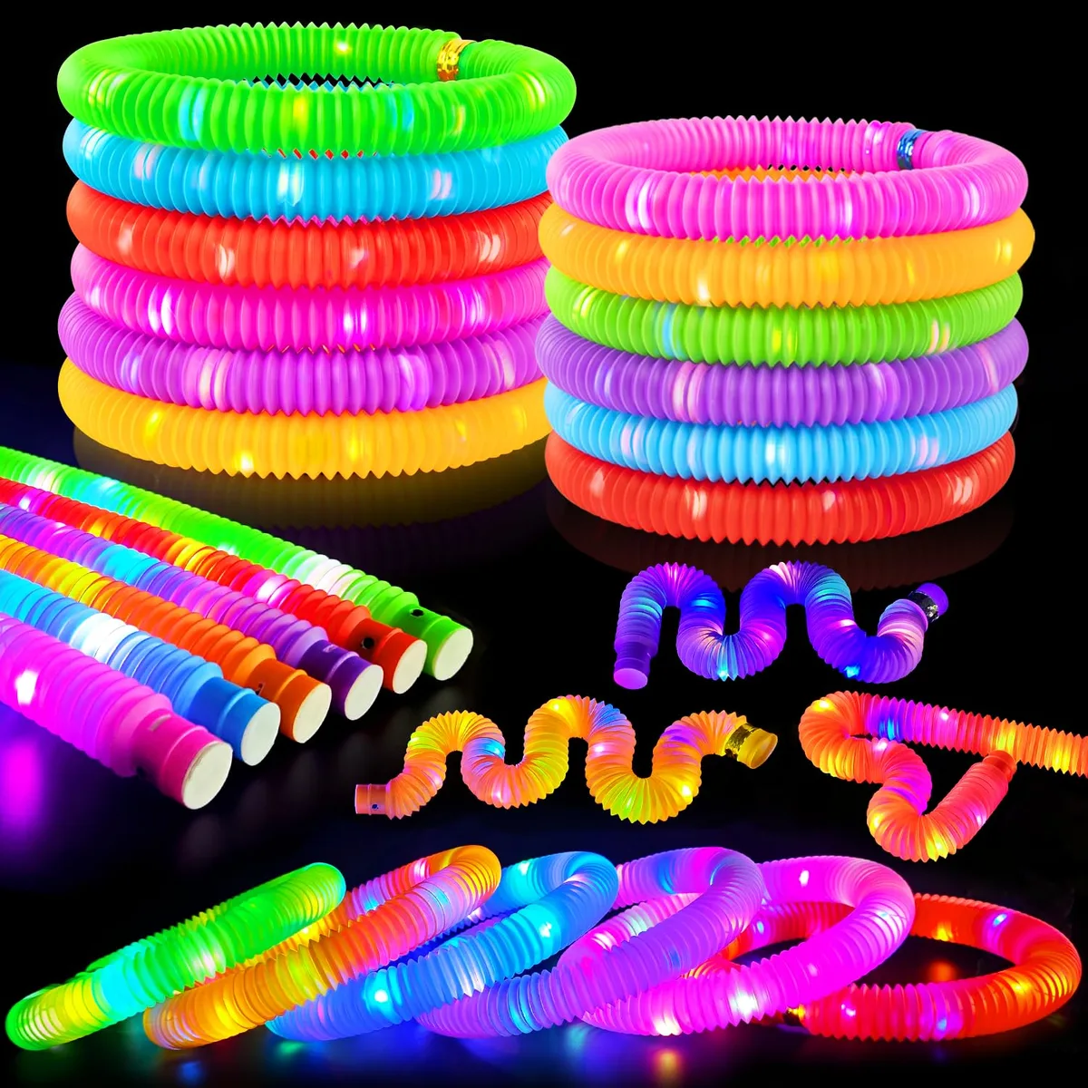 Kannove Light Up Pop Tubes 96 PCS — product photo