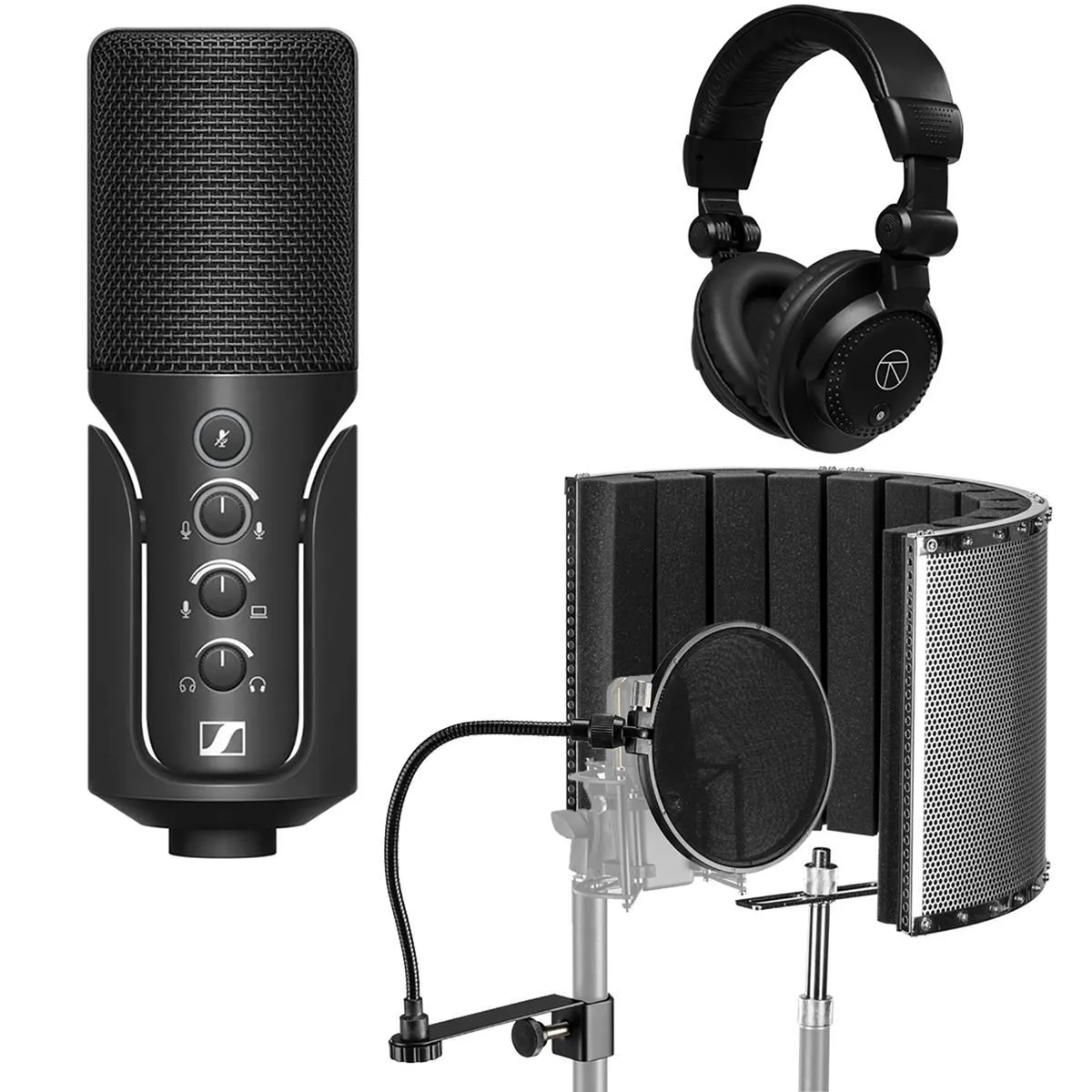 Sennheiser Sennheiser Profile USB-C Microphone with Headphones, Pop &amp; Reflection Filters — product photo