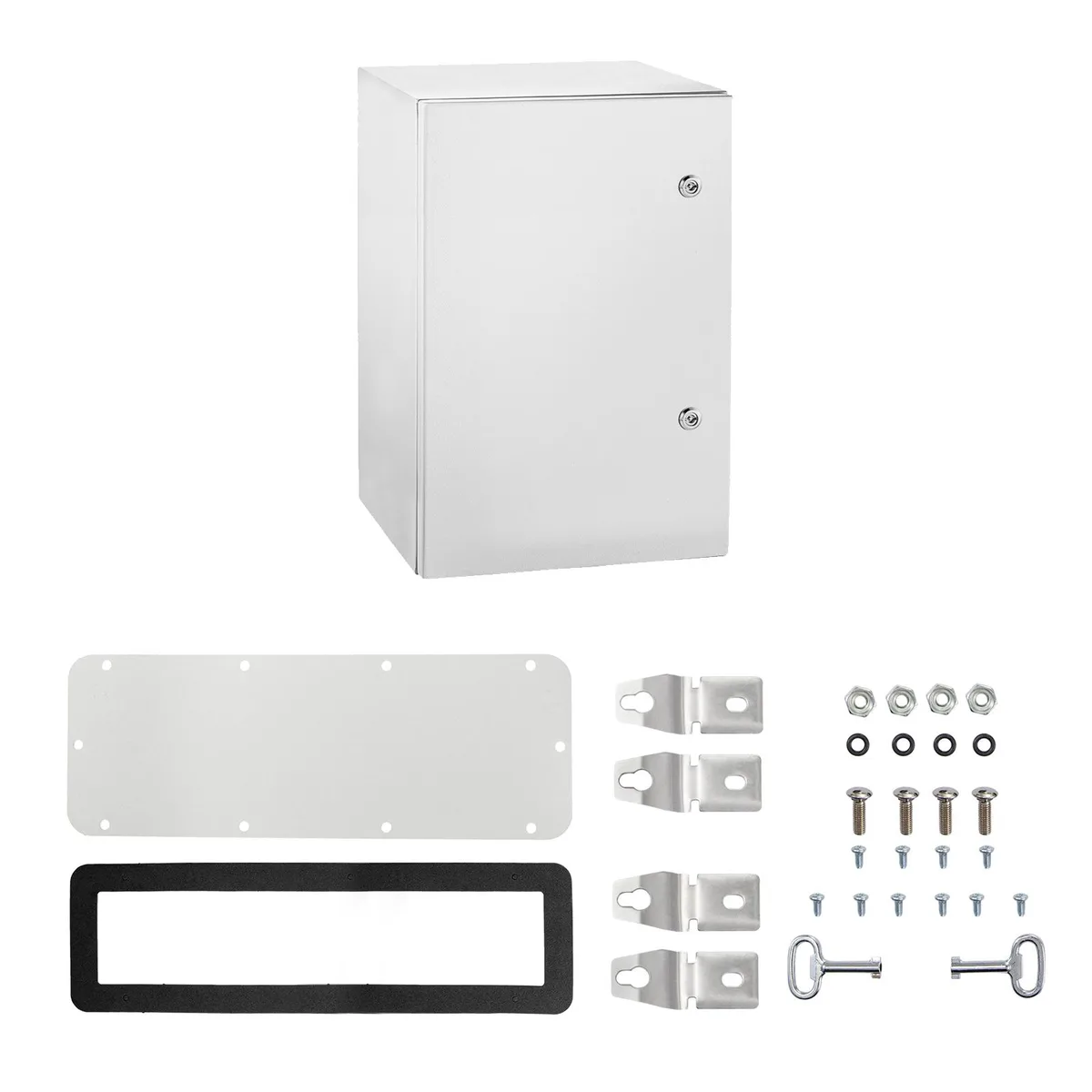 VEVOR VEVOR Electrical Box 24x16x12 IP66 Carbon Steel Gray White — product photo