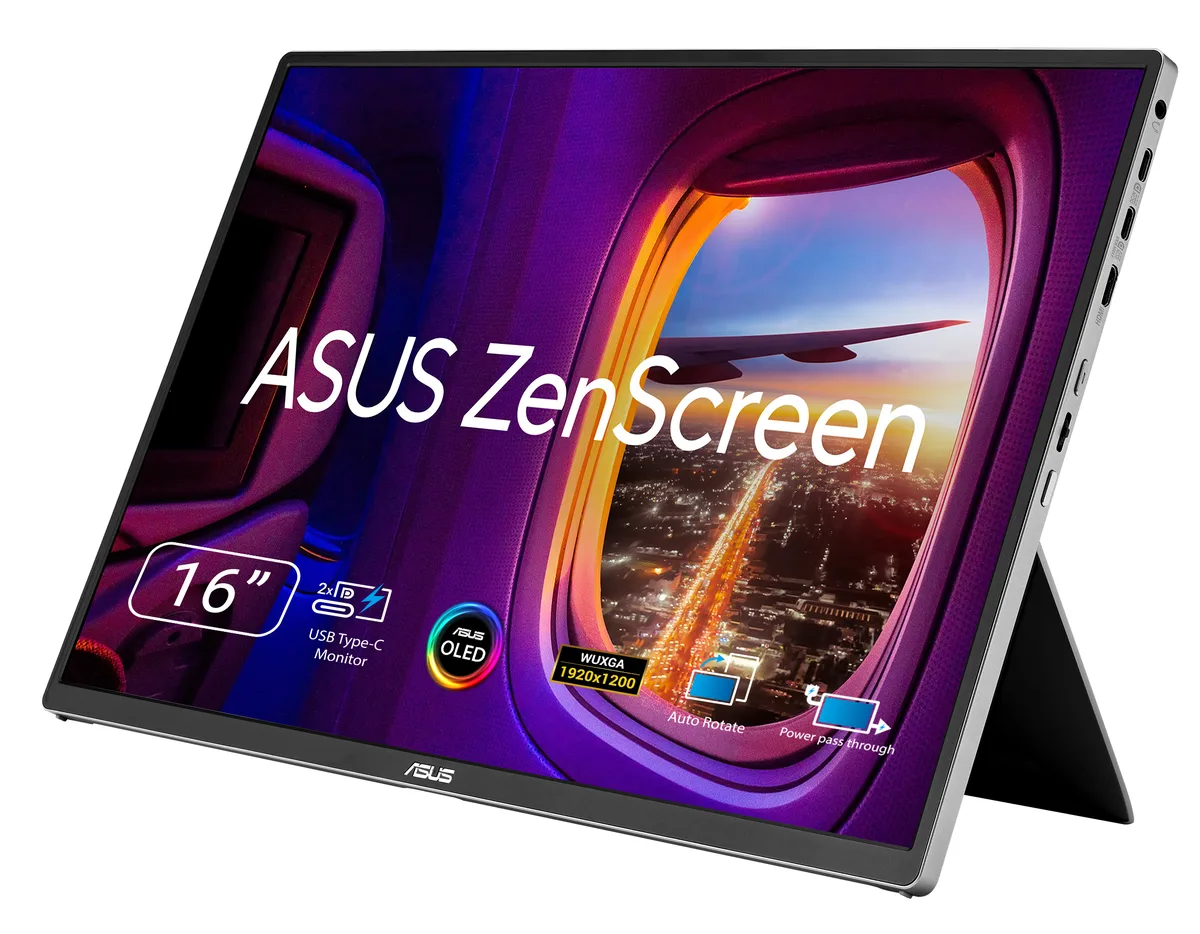 ASUS ASUS ZenScreen MQ16FC 16" OLED 1920x1200 60Hz portable monitor — product photo