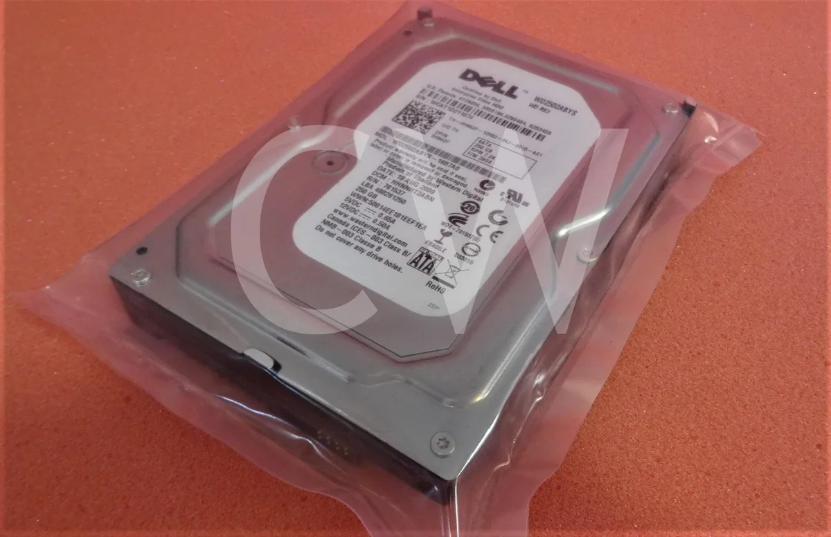 Western Digital Western Digital WD2502ABYS-18B7A0 250GB 7200RPM 16MB 3.5" SATA internal hard drive — product photo