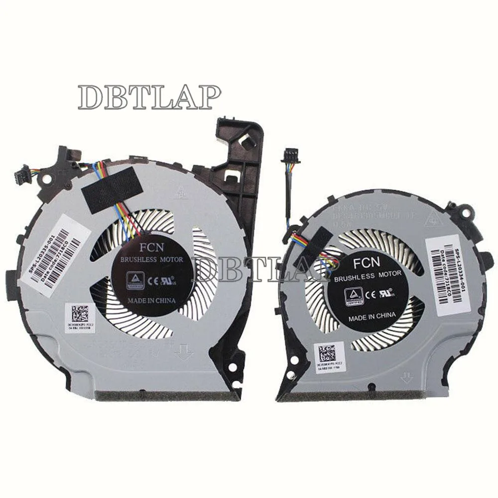 DBTLAP DBTLAP CPU Cooling Fan HP Pavilion 15-CX L20334-001 L20335-001 — product photo