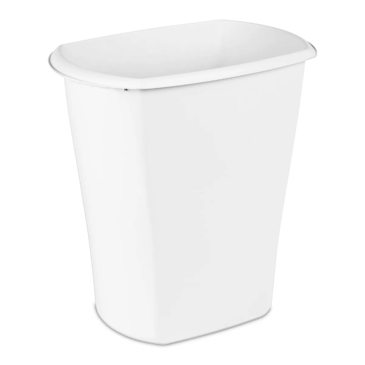 Sterilite Sterilite 10 Gallon Plastic Garbage Bin No Lid White — product photo