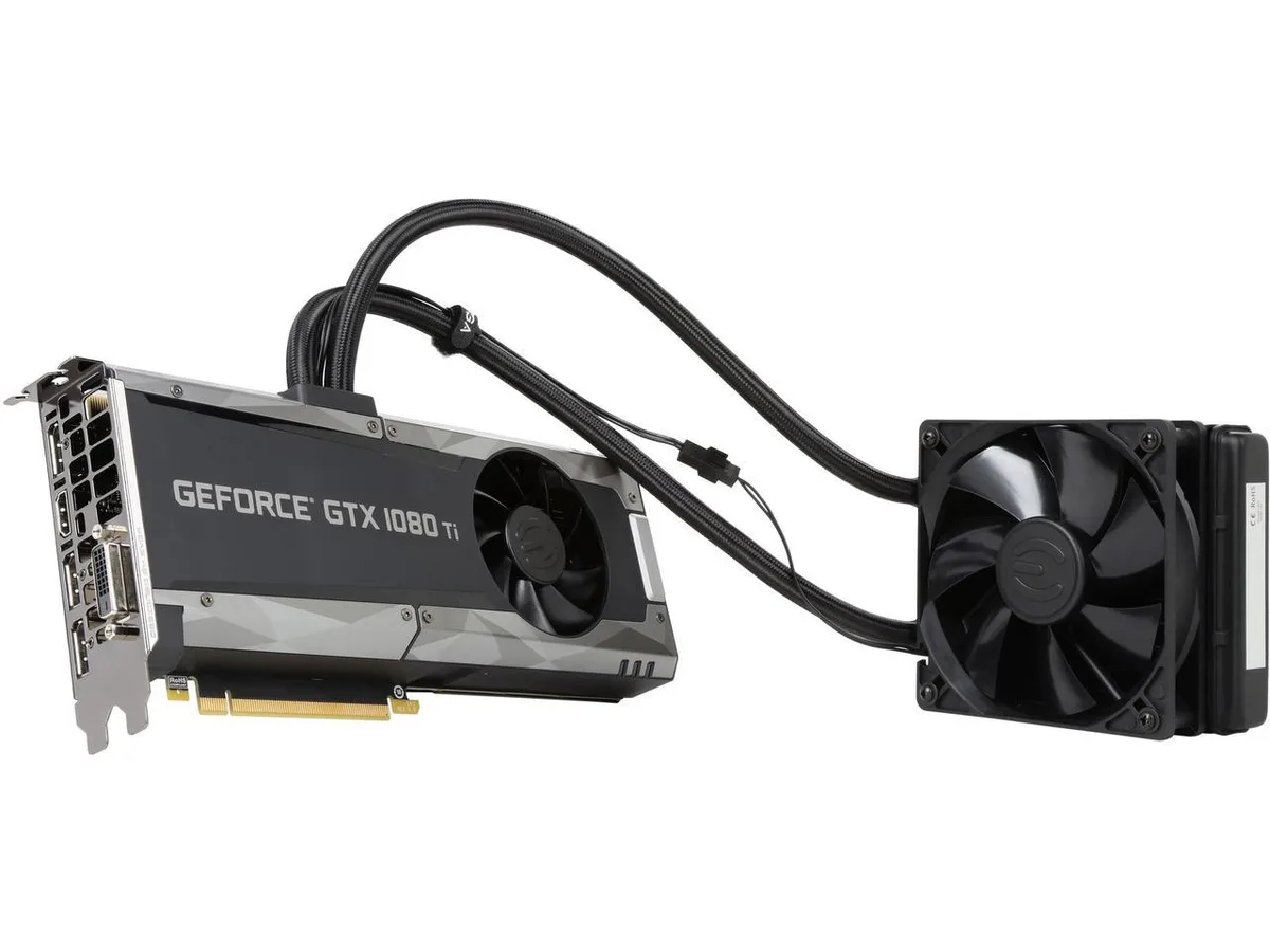 EVGA EVGA GeForce GTX 1080 Ti SC2 Hybrid graphics card — product photo