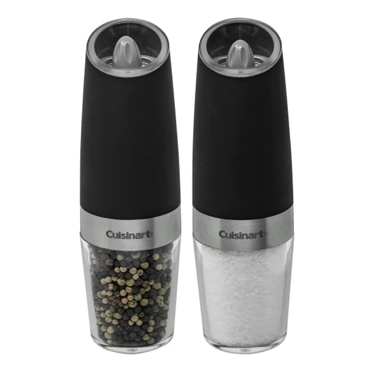  MAXI-MATIC CSS-2424 Gravity Salt and Pepper Spice Mill with Blue LED Light, 2/3 Cup Capacity — product photo