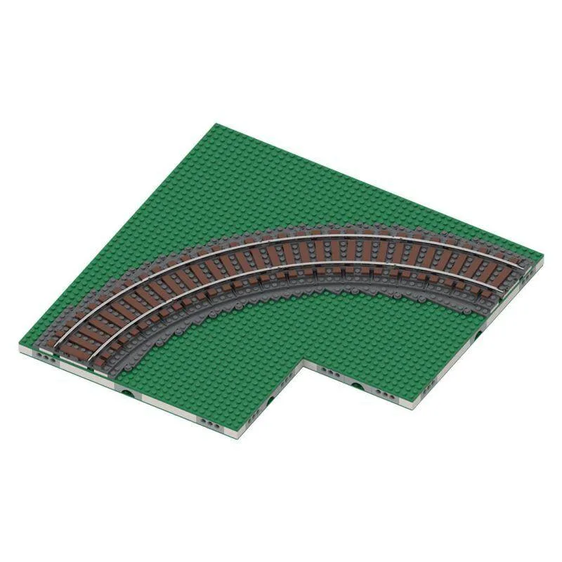 ZITIANYOUBUILD ZITIANYOUBUILD 663 MILS R40 Curve Track Educational Set 124104 — product photo