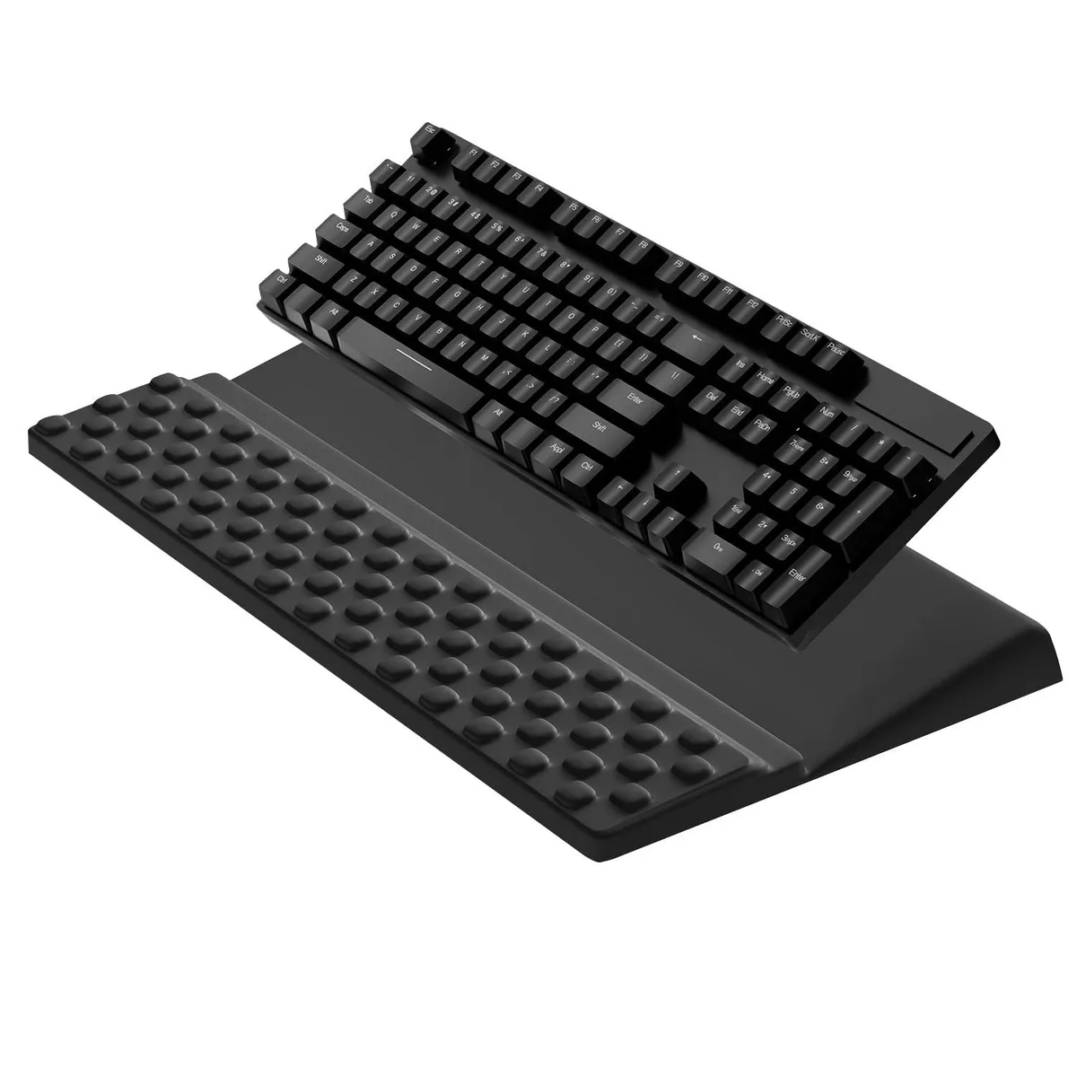  Jinaply jpy-3 Keyboard Stand Wrist Rest Black 17.3 in 13.3° — product photo