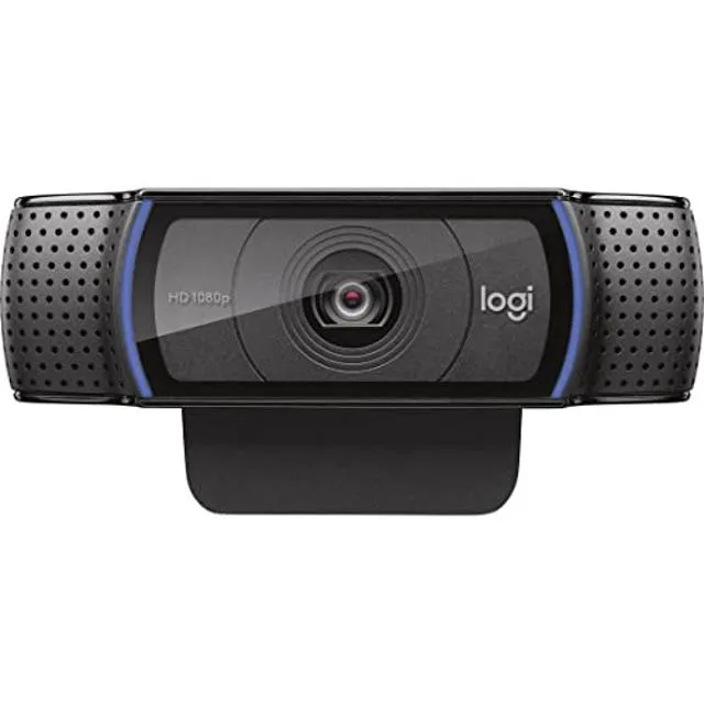 Logitech Logitech C920e 1080p webcam + Litra Glow LED light — product photo