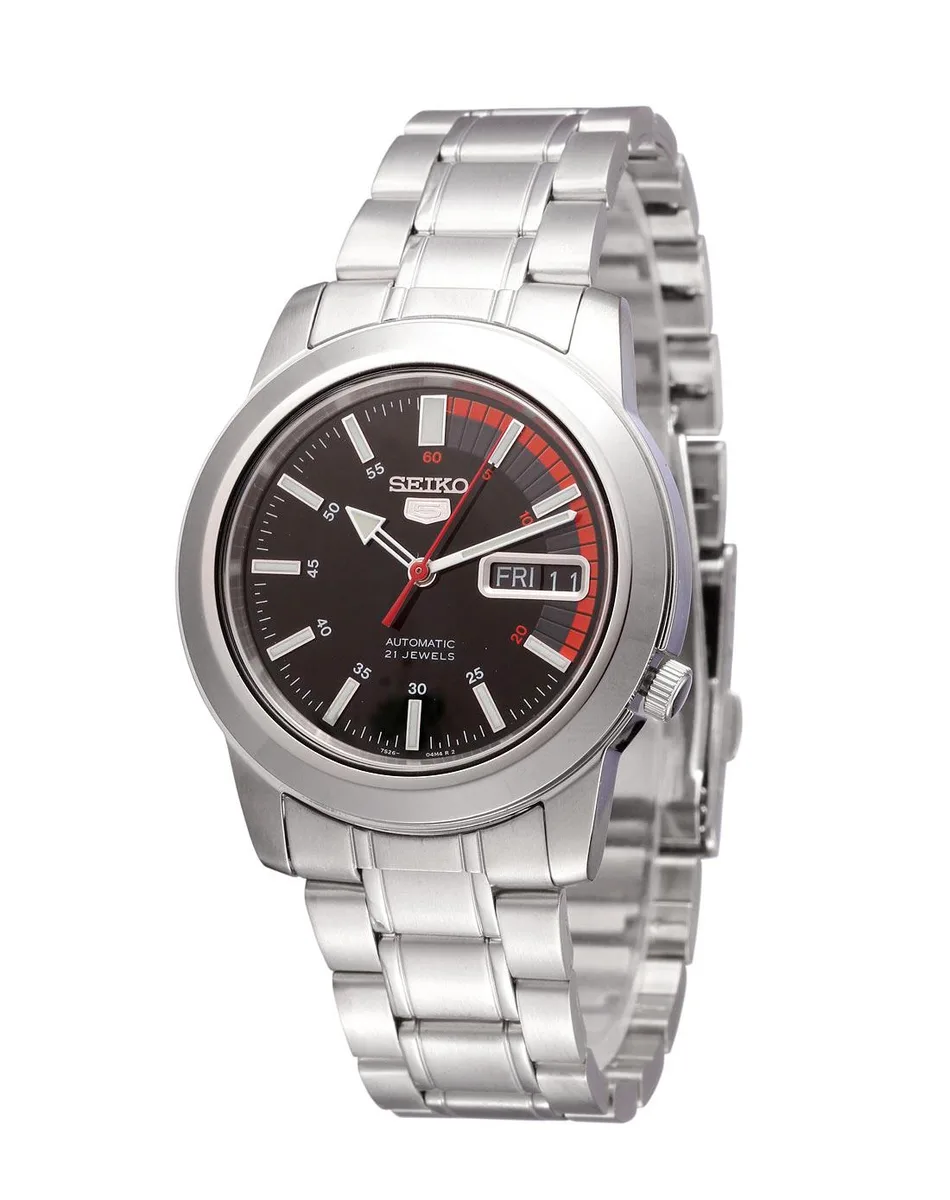 Seiko Seiko 5 SNKK31K1 Automatic Dress Watch Black Dial 20mm Band — product photo