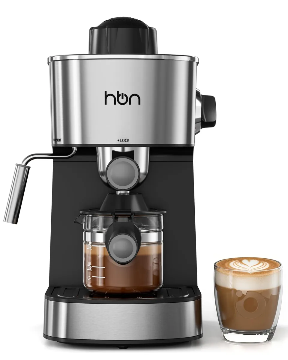 HBN CP-UKF-6819 Espresso Machine 3.5 Bar 800W 2-4 Cup — product photo